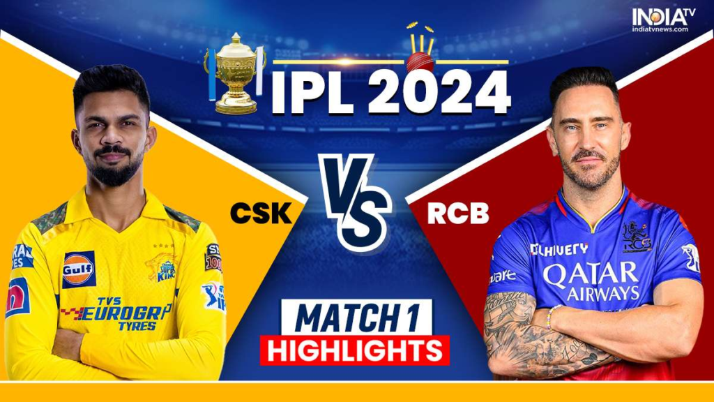 royal challengers bangalore vs chennai super kings match scorecard