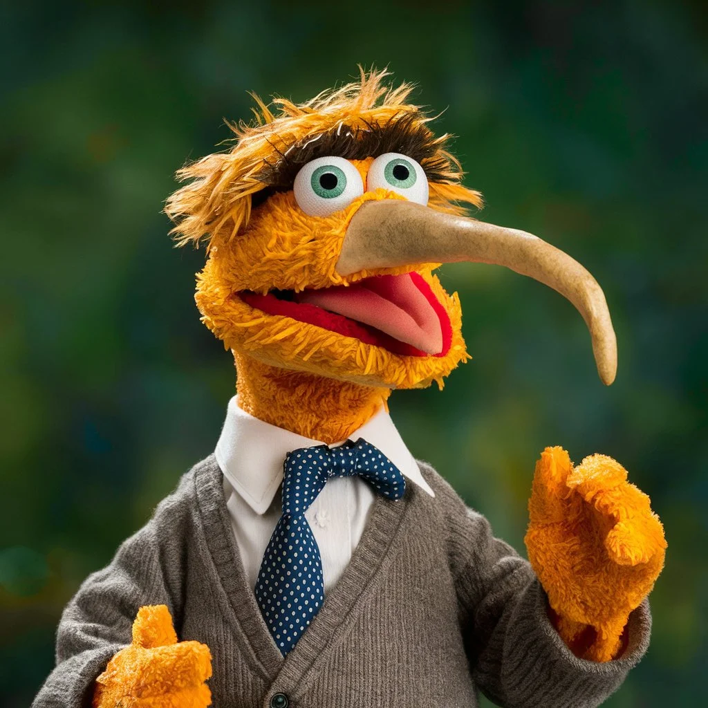 Muppet with Long Hooked Beak - MagazinePro